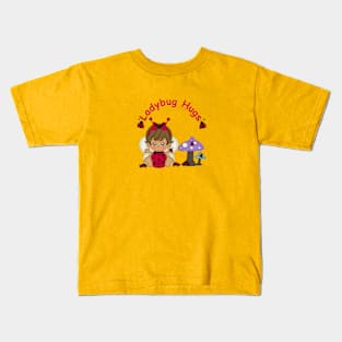 Lady Bug Hugs 2 Kids T-Shirt